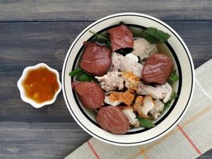 Sopa de tofu y tripa de cerdo taochang