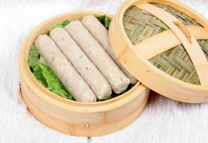 Arroz con rollo de pescado de Chongwu